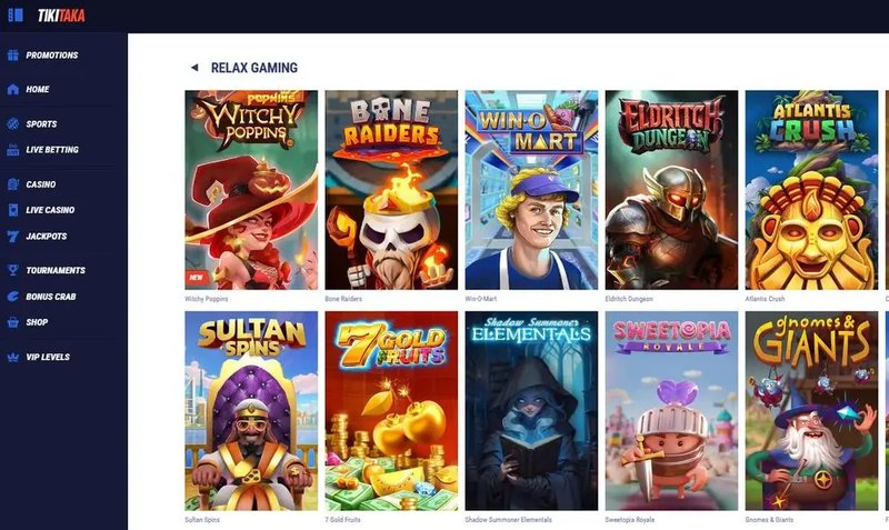 Jaké jsou požadavky na sázení v TikiTaka Casino? - overview